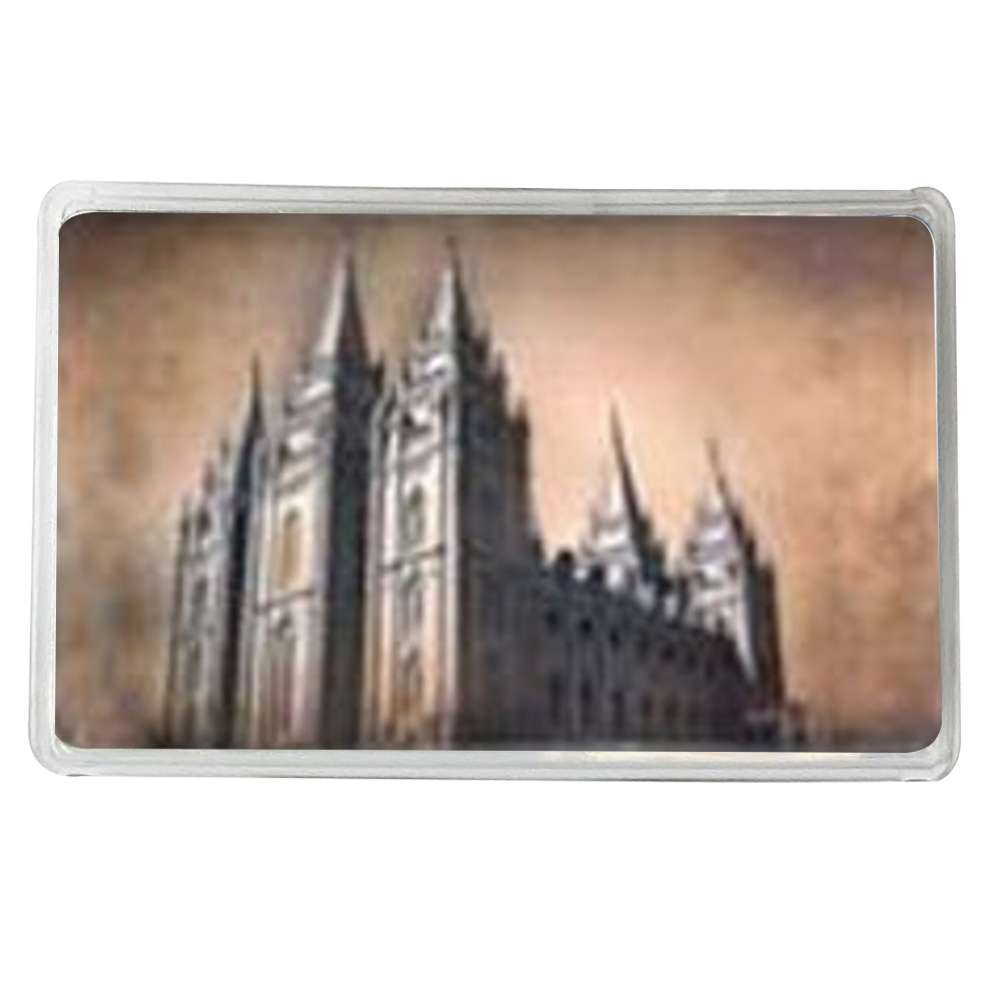 Antique Salt Lake Temple Recommend Holder