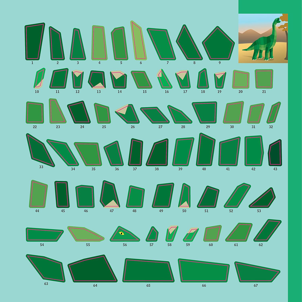 Paint By Sticker Kids Dinosaurs, , large image number 6