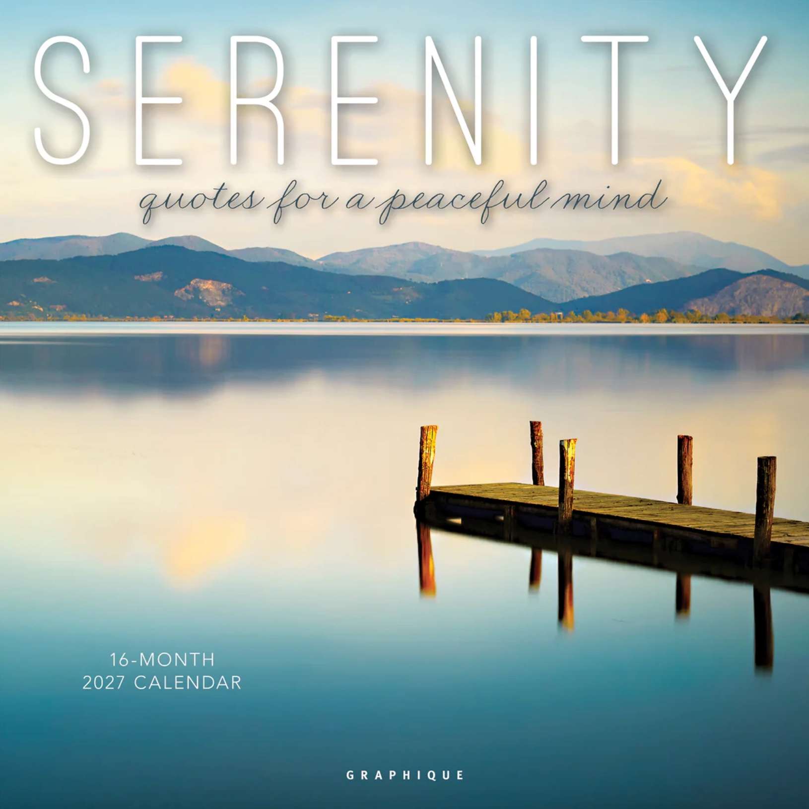 2027 Serenity Wall Calendar
