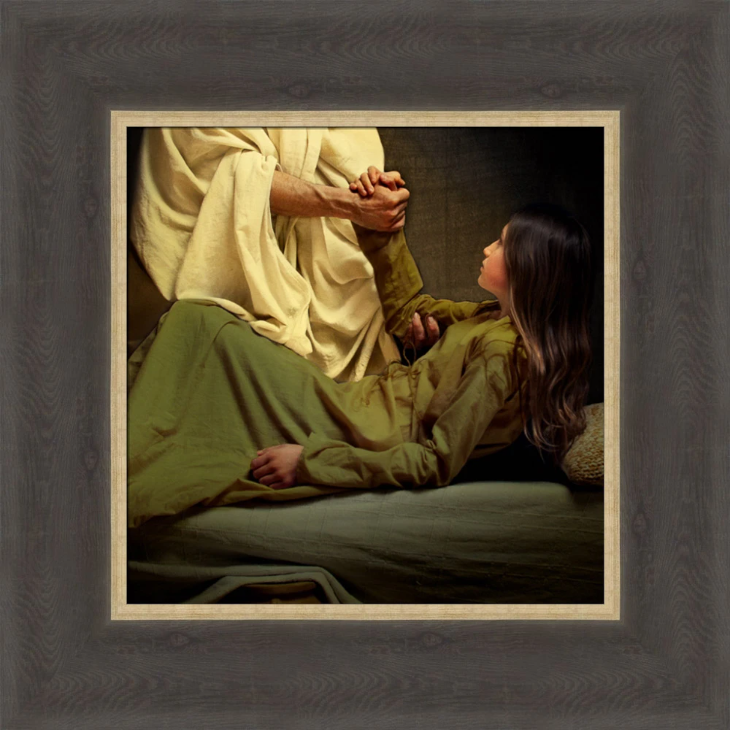 Talitha Cumi (14x14 Framed Art)