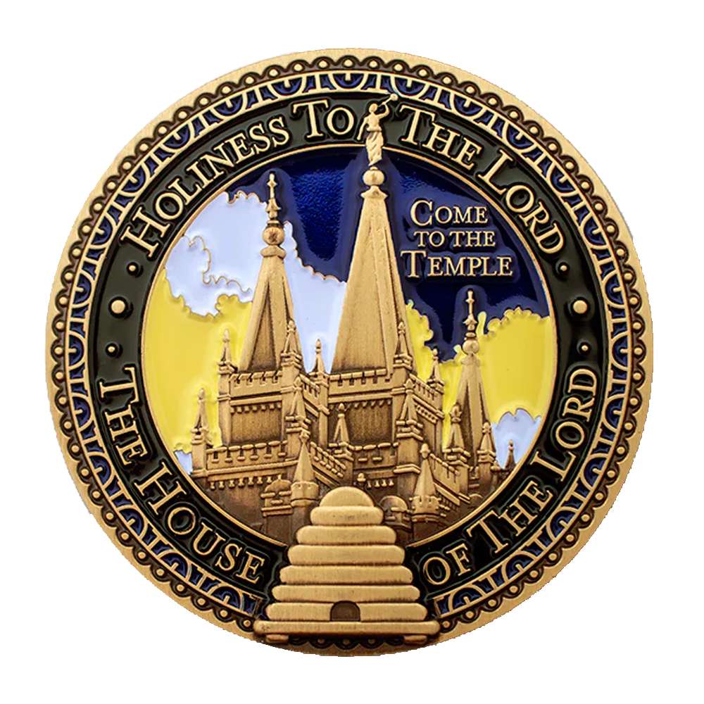 Salt Lake Utah Temple Medallion Coin, , large image number 2