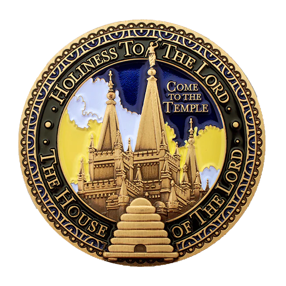 Salt Lake Utah Temple Medallion Coin, , large image number 2