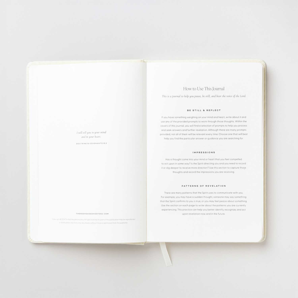 Be Still Linen Hardcover Journal, , large
