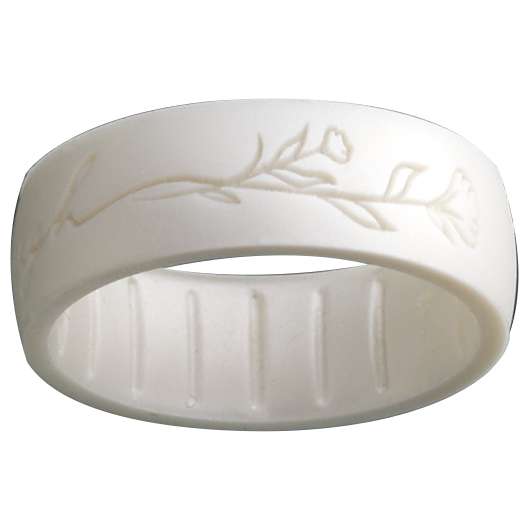 Silicone More Than Enough White Pearl Ring