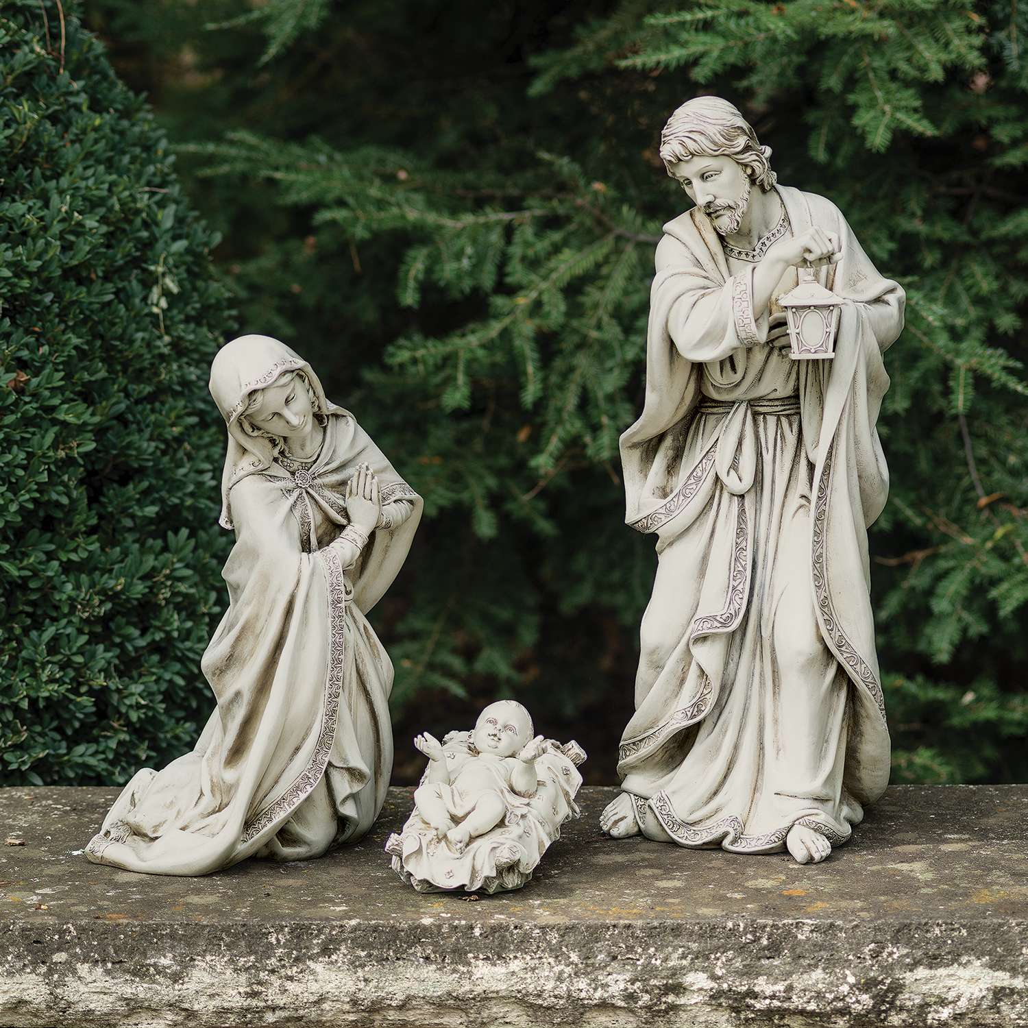 Large Holy Family Nativity Figurines, , large image number 1