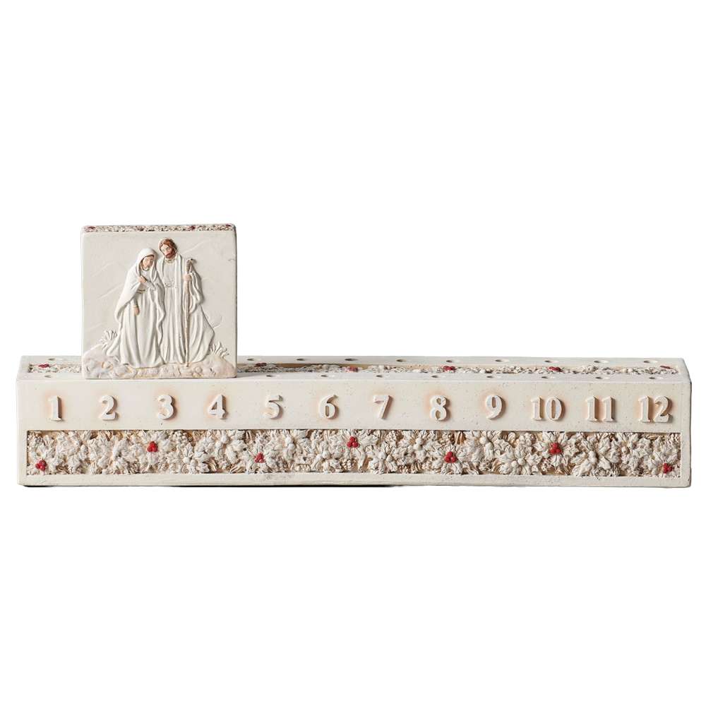 Holy Family Nativity Countdown Block