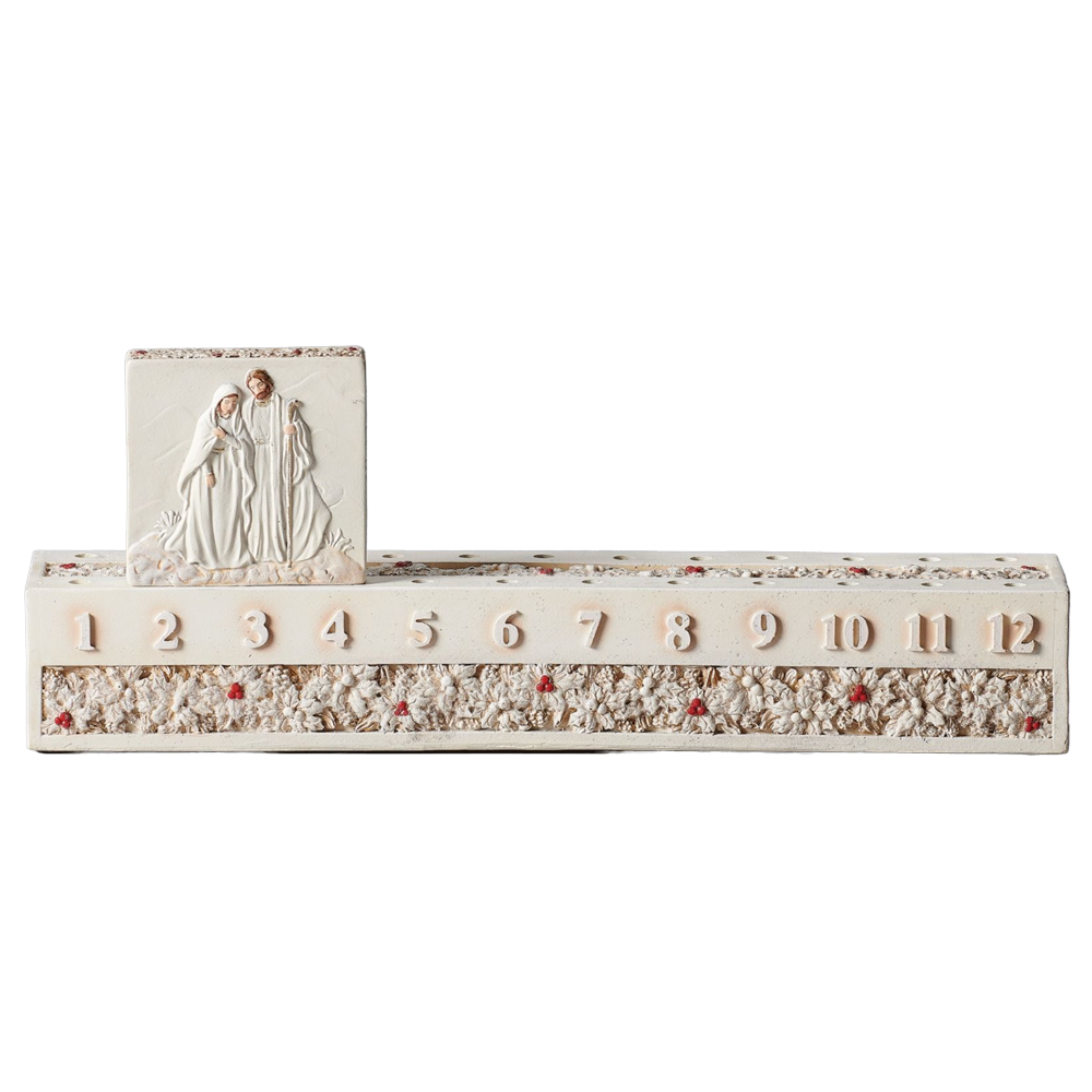 Holy Family Nativity Countdown Block