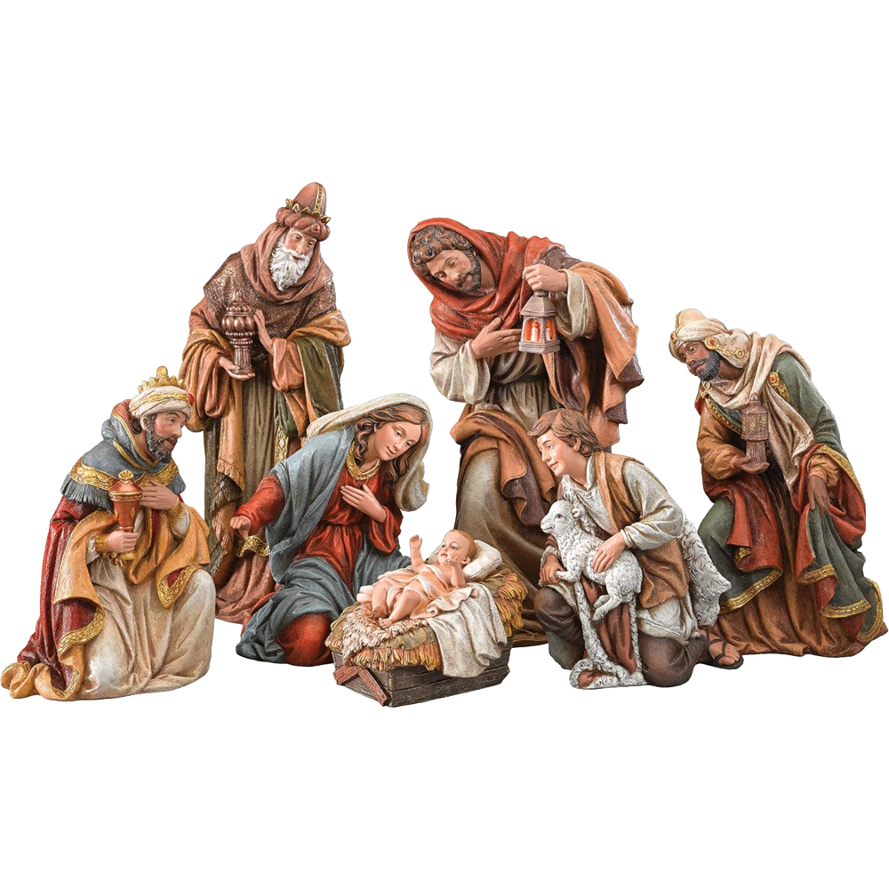 Tall Resin Nativity Set
