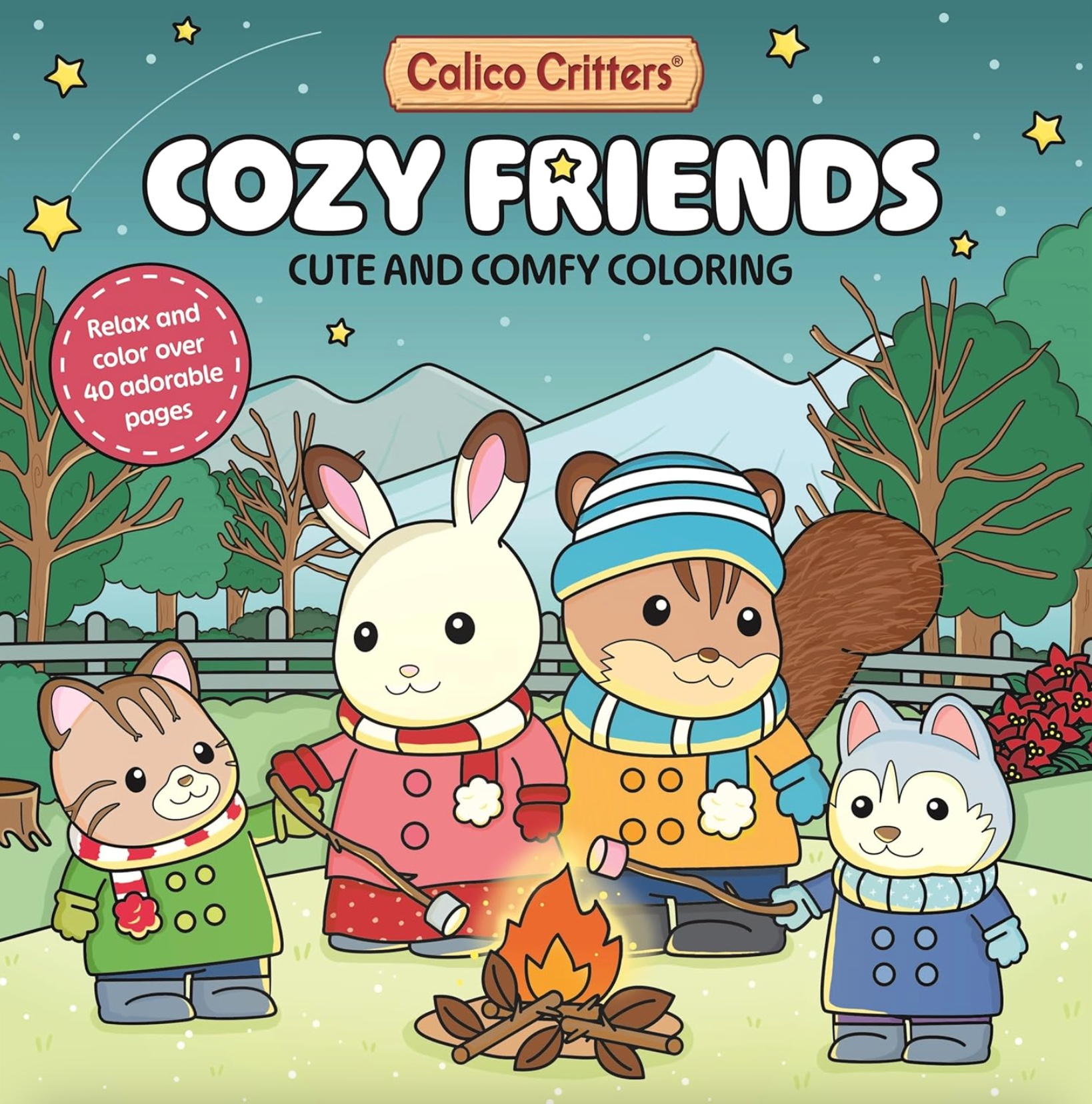 Cozy Friends Coloring Book (Calico Critters)