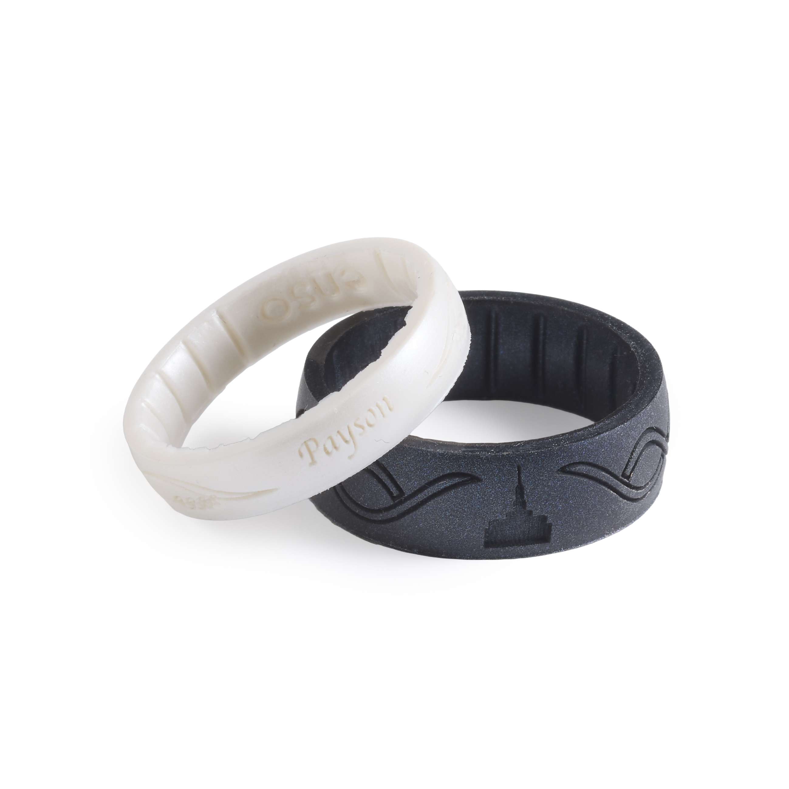 Payson Temple Thin Silicone Ring, , large image number 2