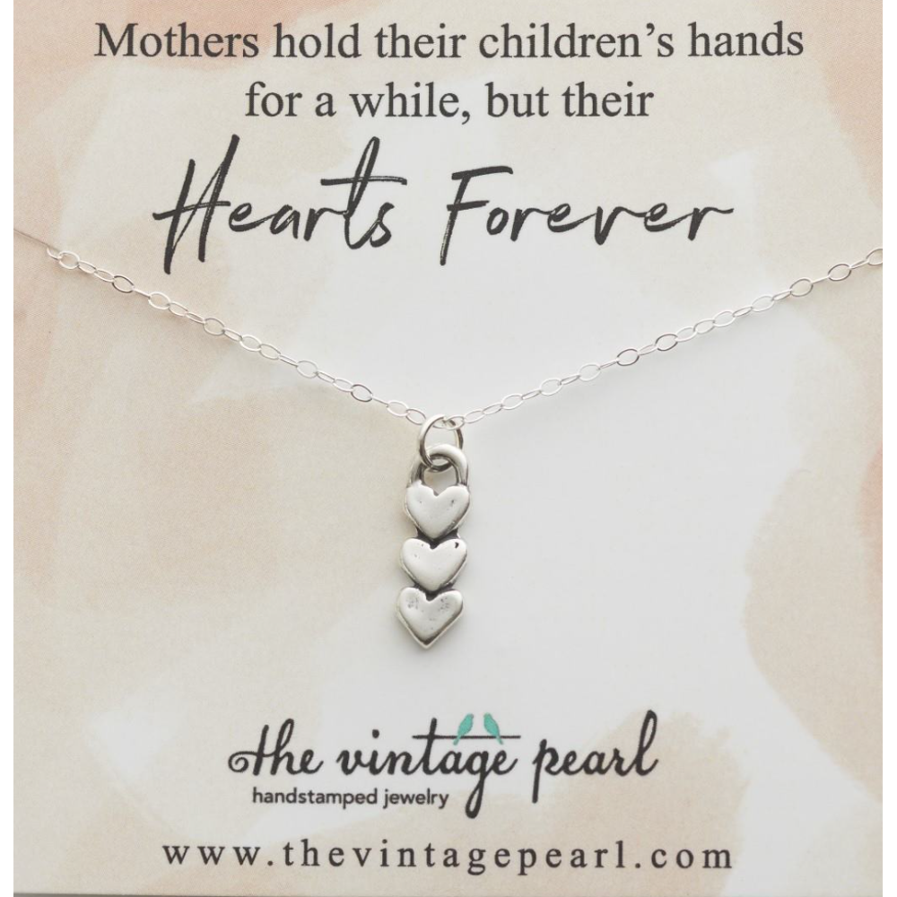 Three Hearts Forever Necklace, , large image number 0