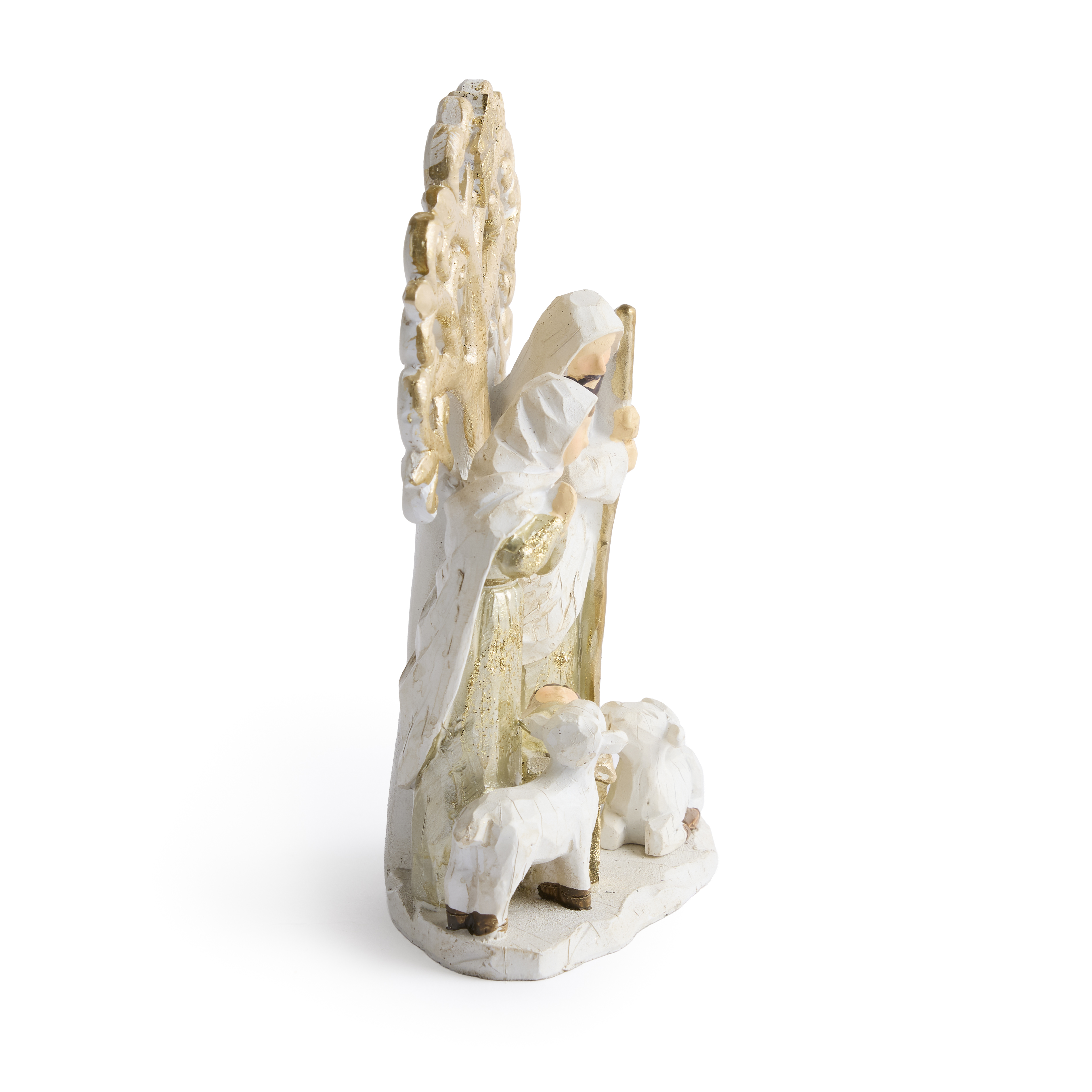 White and Gold Holy Family Nativity, , large image number 1