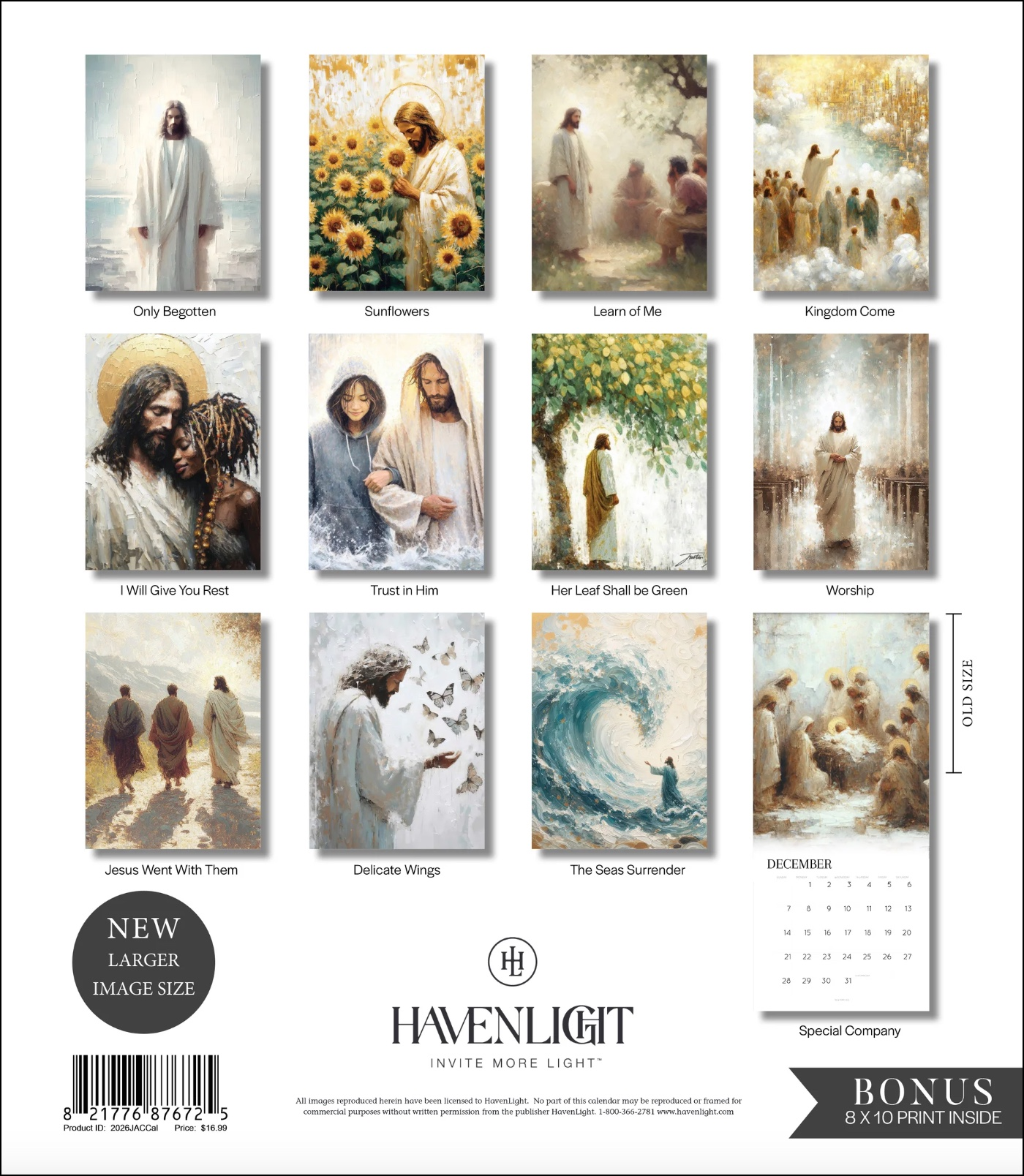 2026 Justin & Anna Culebro Wall Calendar, , large