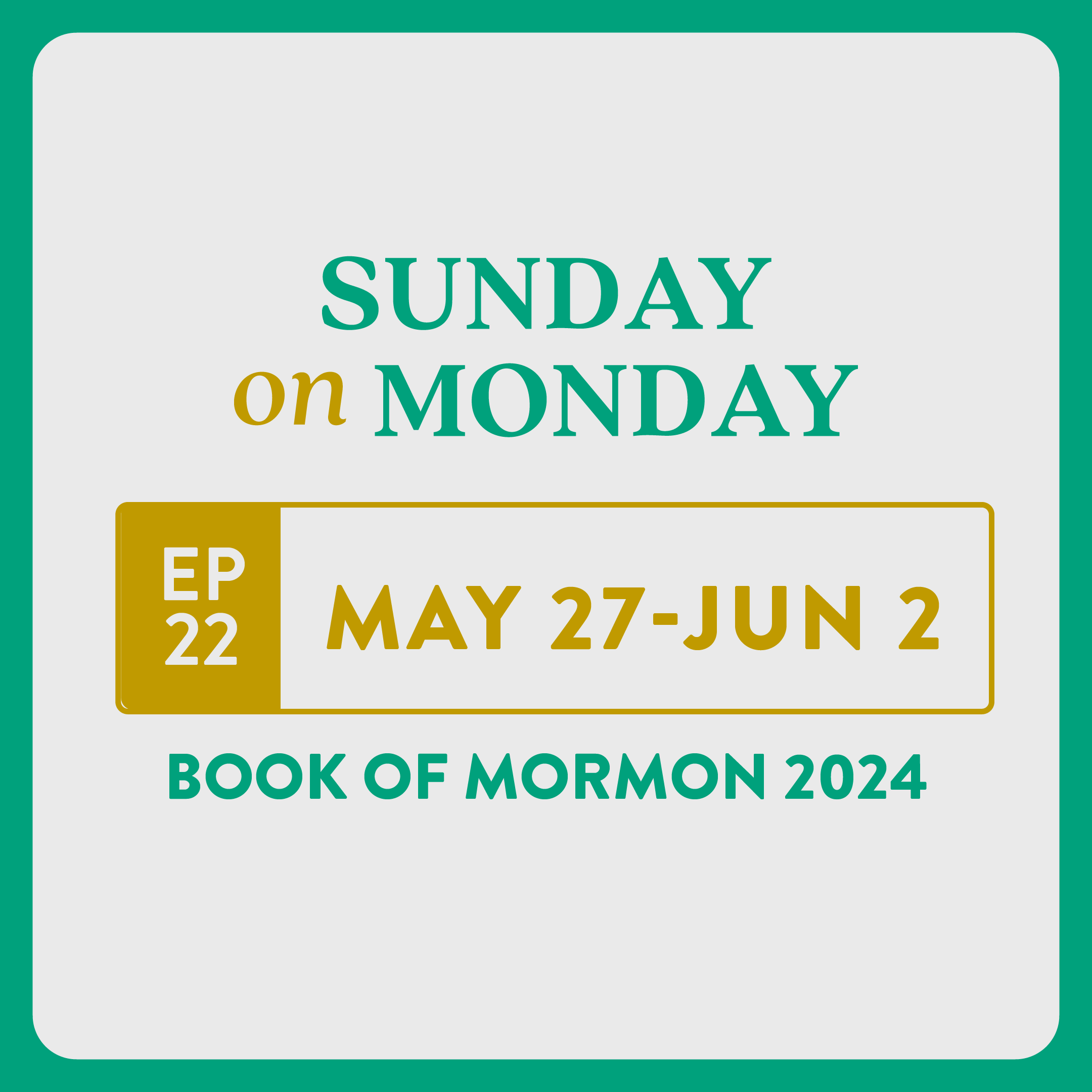 #22 Mosiah 25-28: Snatched