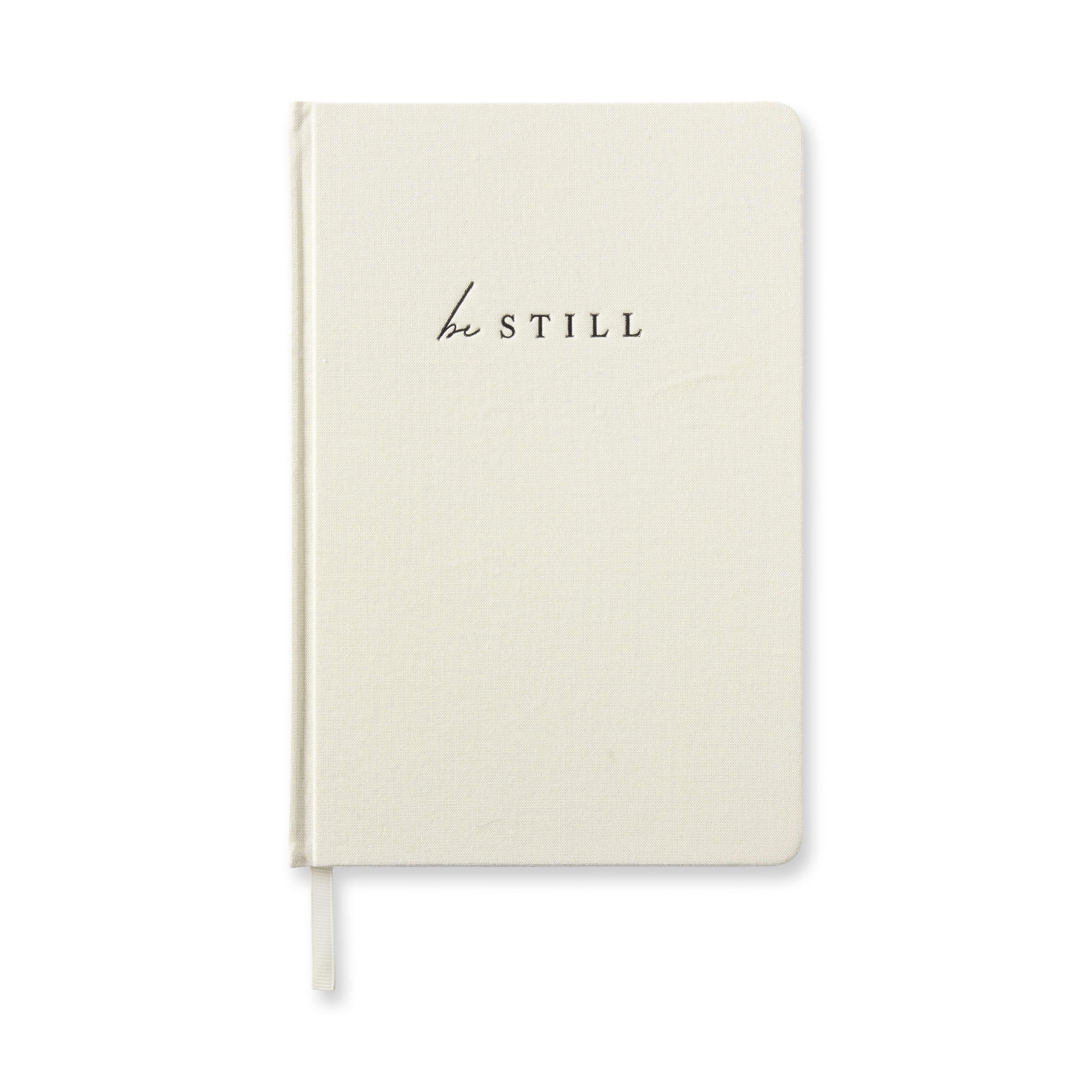 Be Still Linen Hardcover Journal, , large image number 5