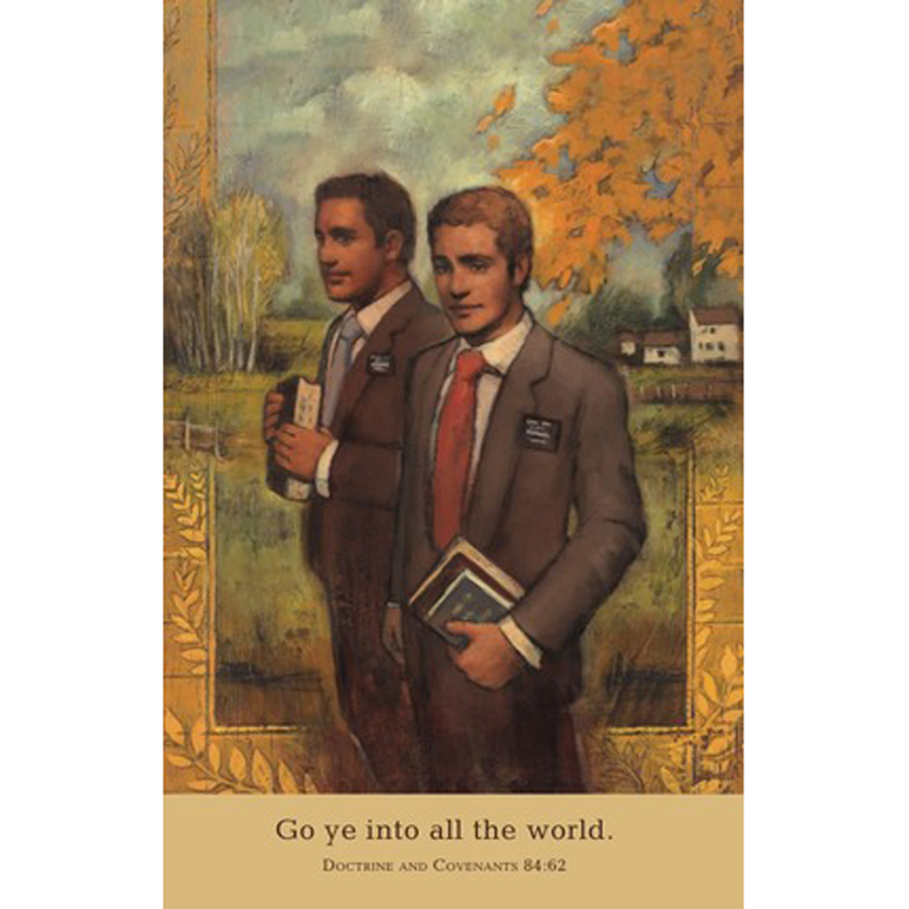 Elder Missionary Program Cover,  Elder Missionary Program Cover