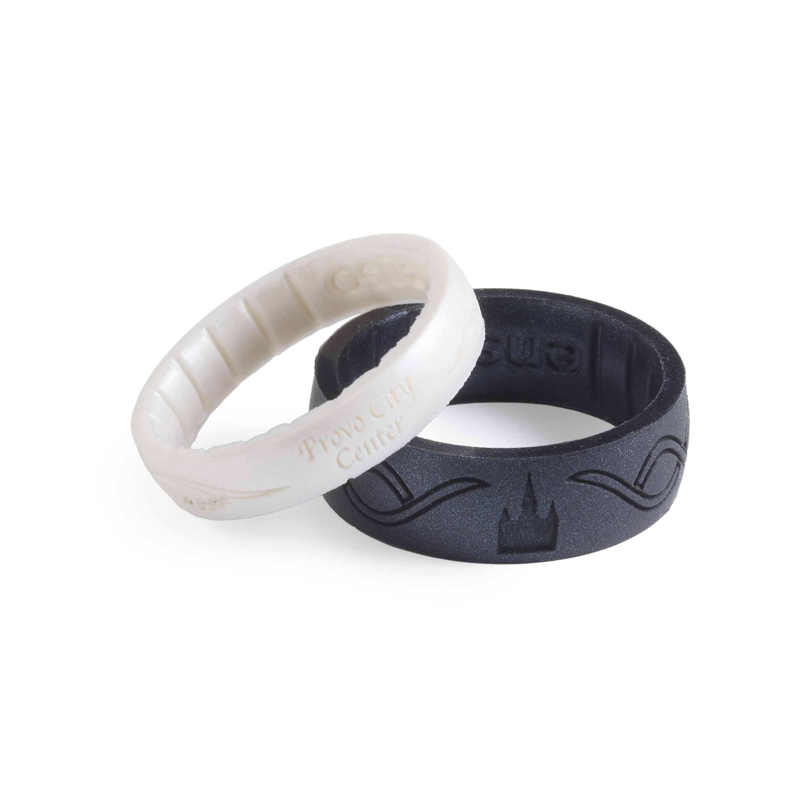 Provo City Center Temple Thin Silicone Ring, , large image number 2