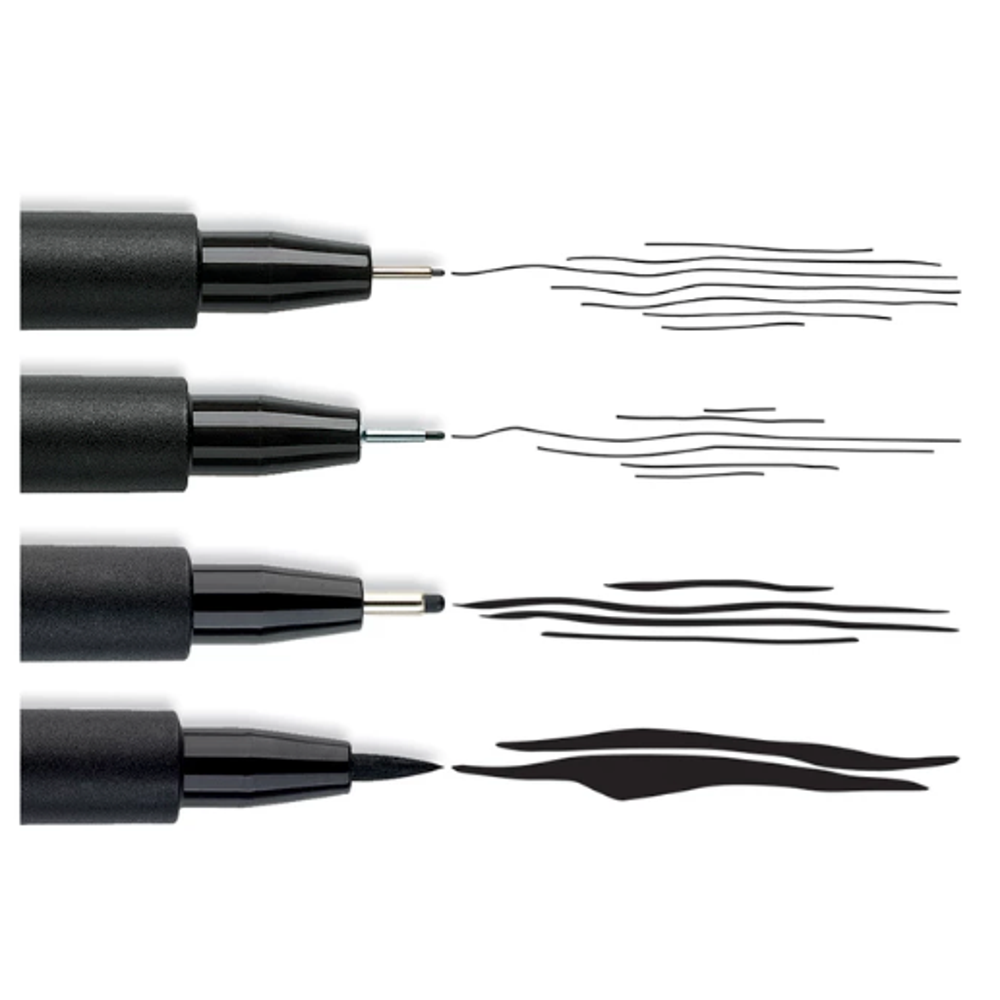 Black Journaling Pen Set, , large image number 1