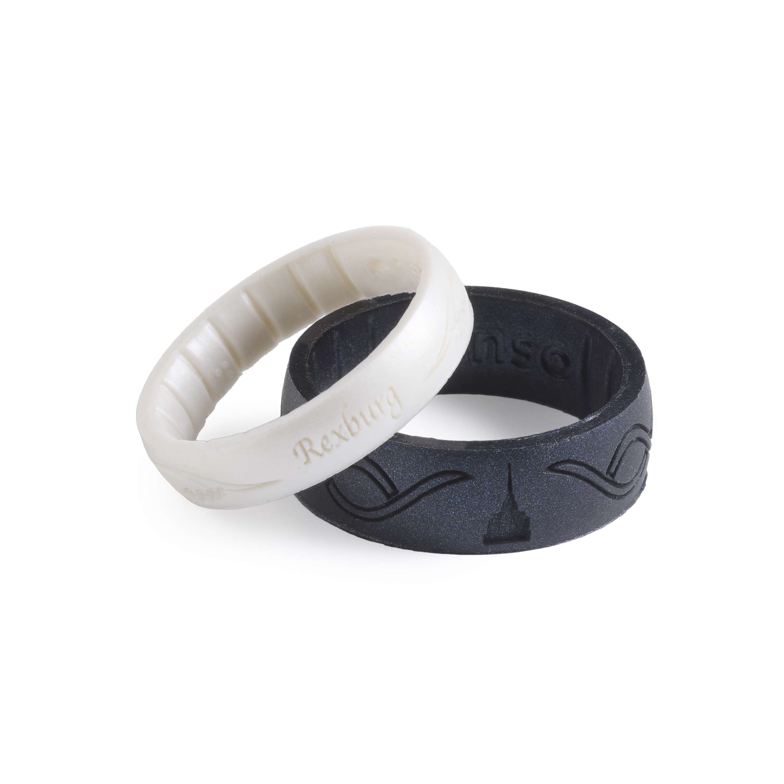 Rexburg Temple Thin Silicone Ring, , large image number 2