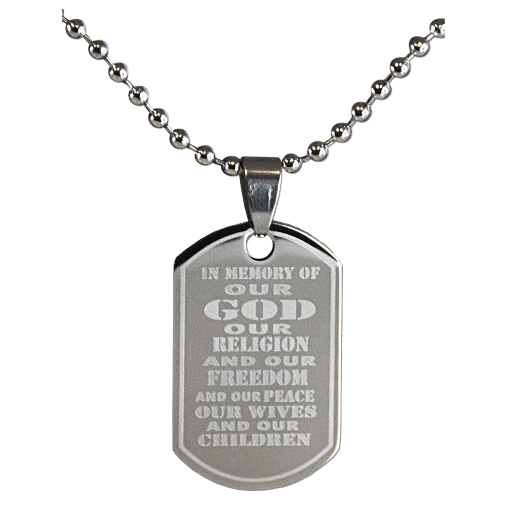 Title of Liberty Dog Tag
