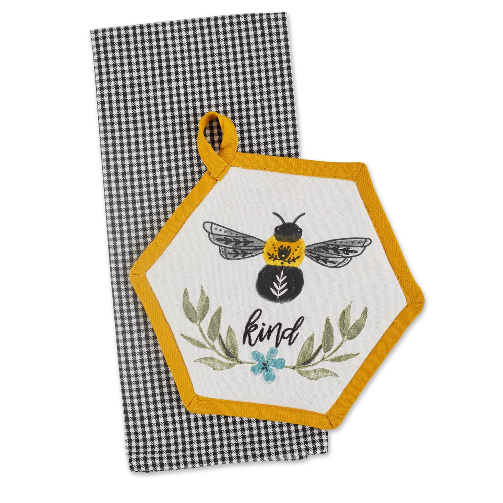 Sweet Bee Potholder Gift Set, , large image number 0