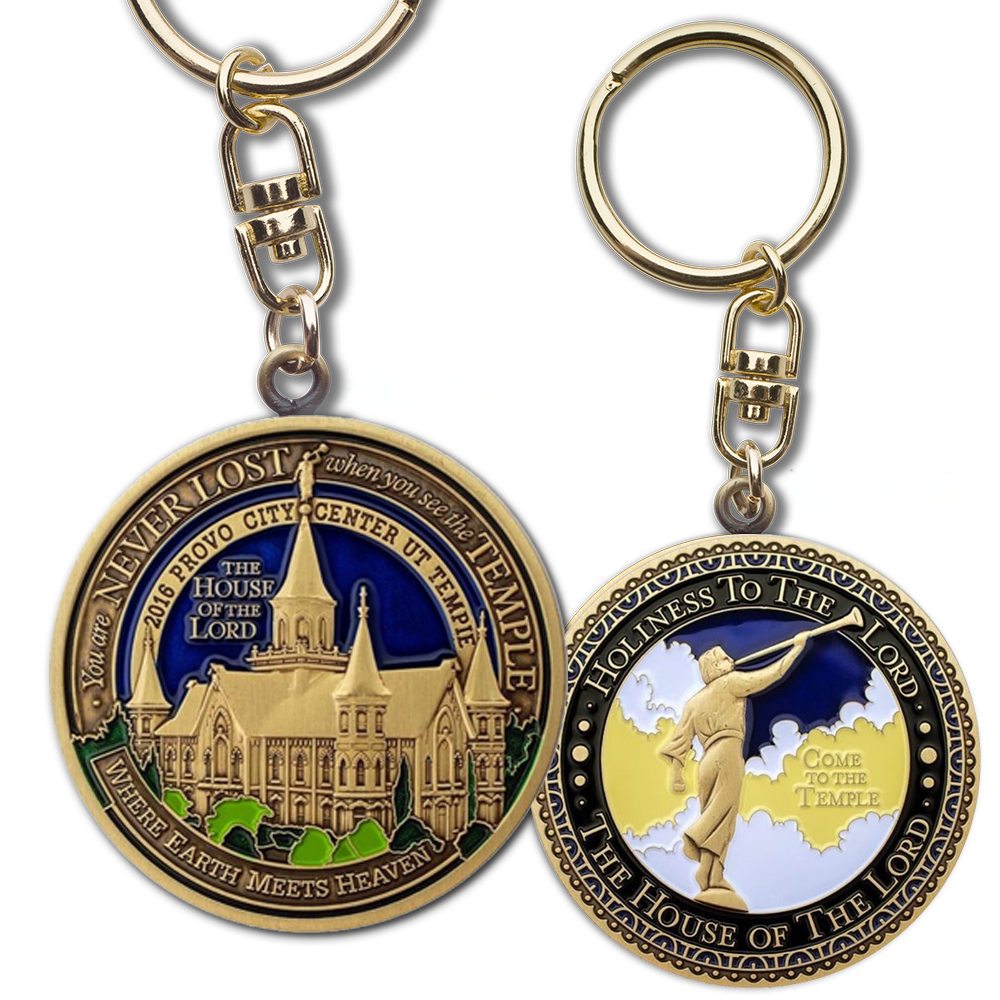 Provo City Center Utah Temple Keychain, , large image number 3