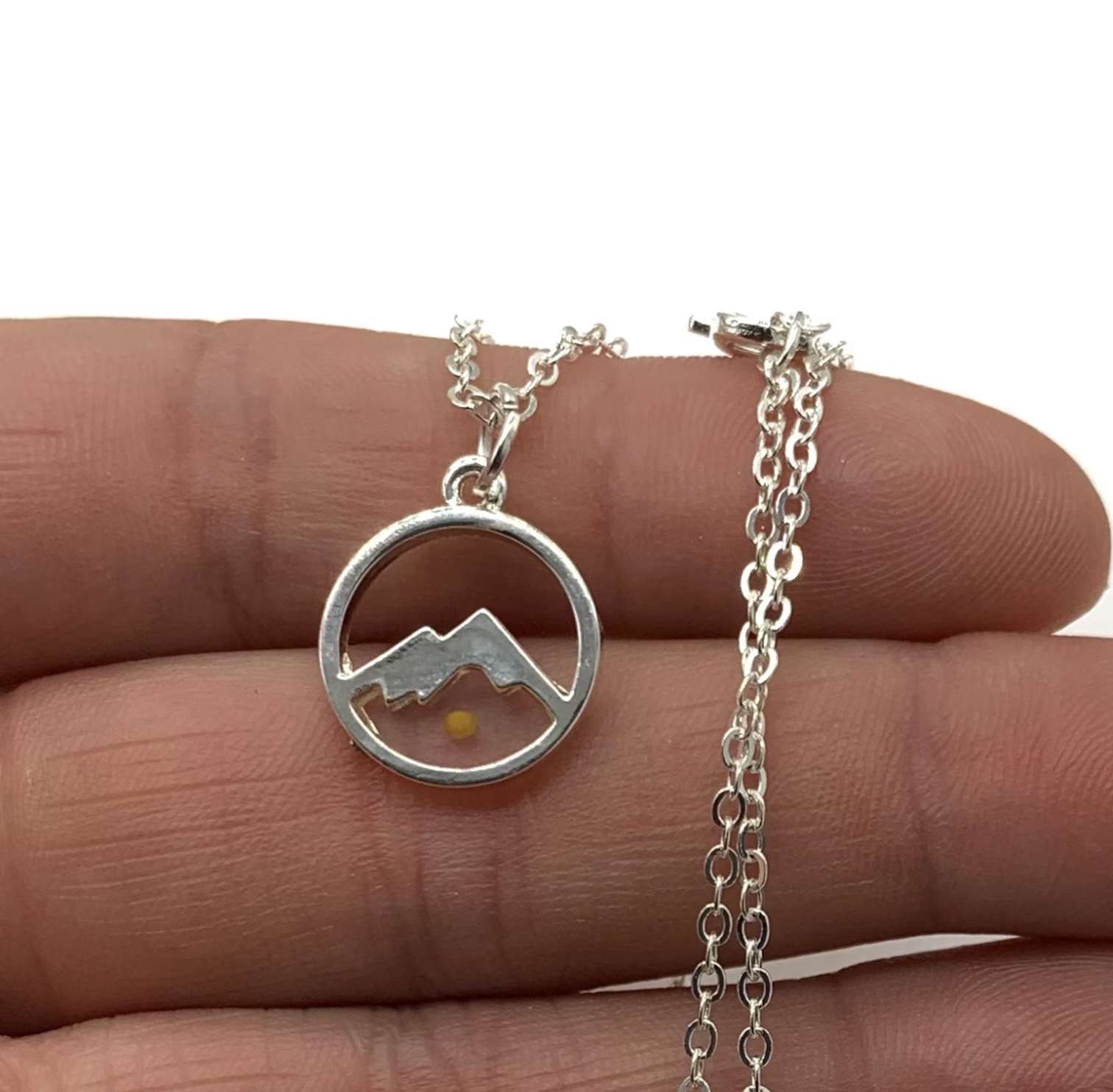 Faith Moves Mountains Mustard See Necklace, , large image number 4