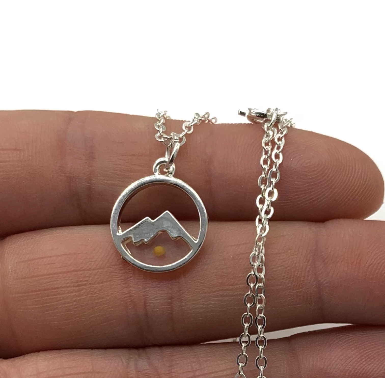 Faith Moves Mountains Mustard See Necklace, , large image number 4