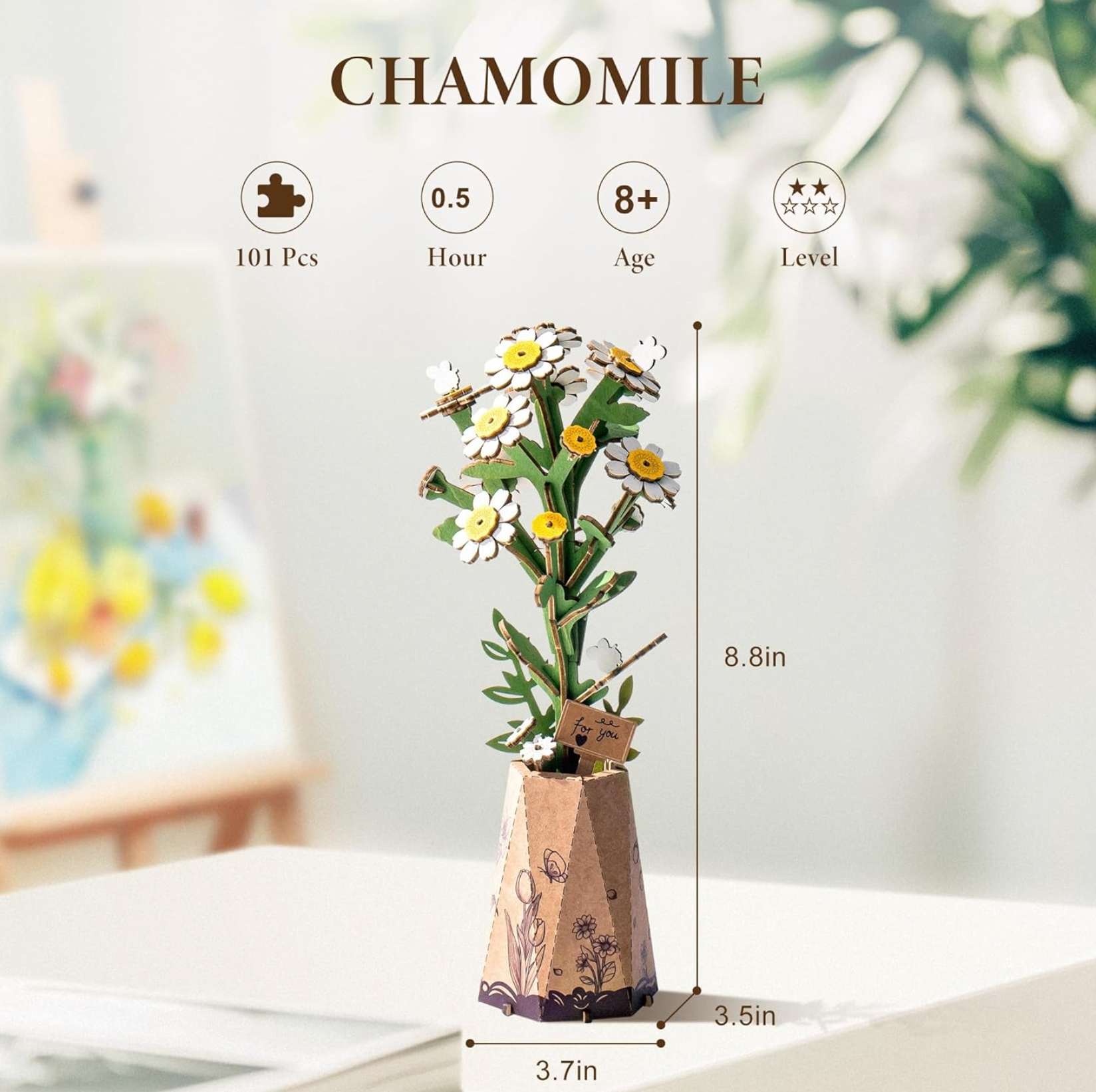 Chamomile Wooden 101 Piece Puzzle, , large