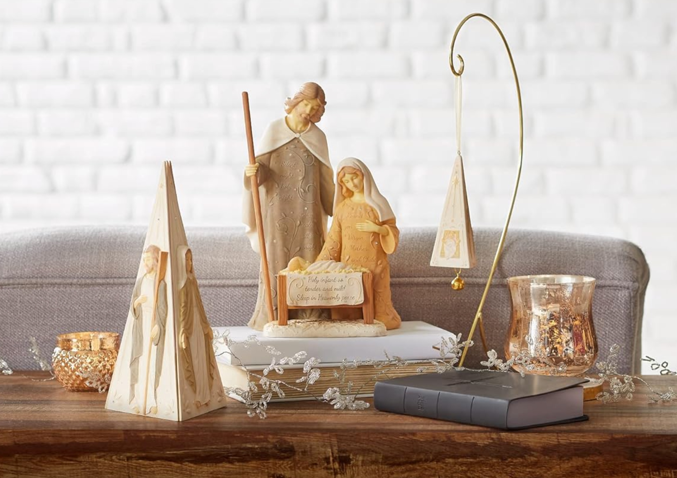 Silent Night Holy Family Nativity, , large image number 2