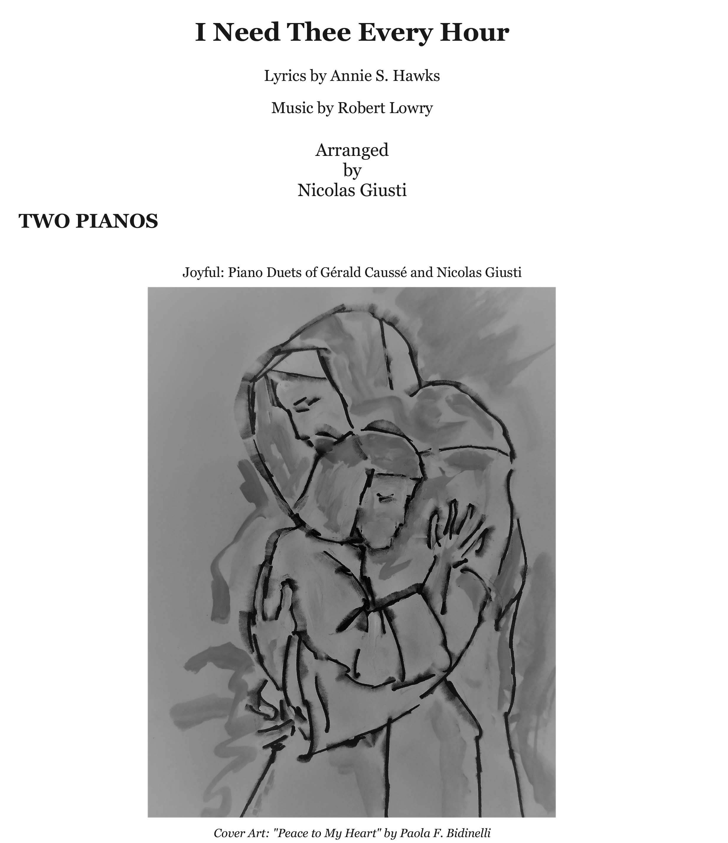 I Need Thee Every Hour - Piano Duet
