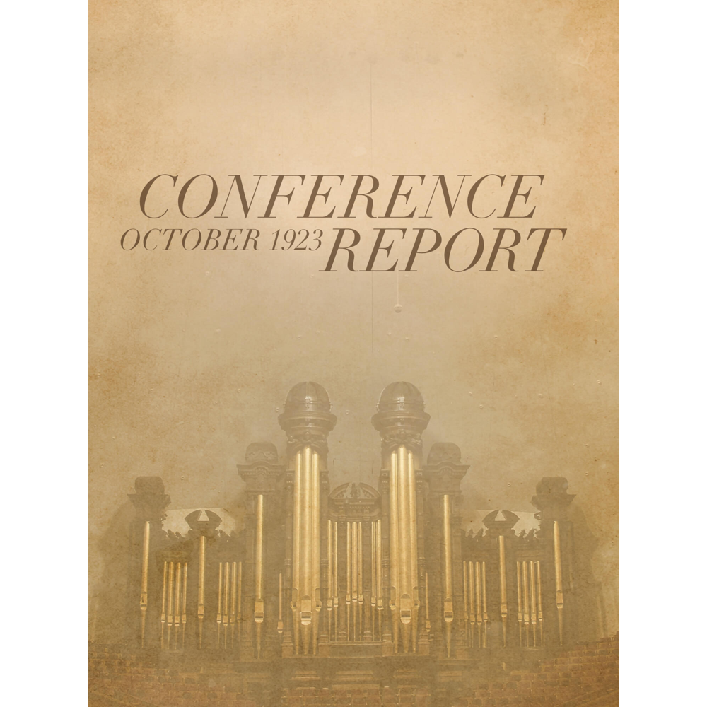 Conference Report, October 1923, , large image number 0