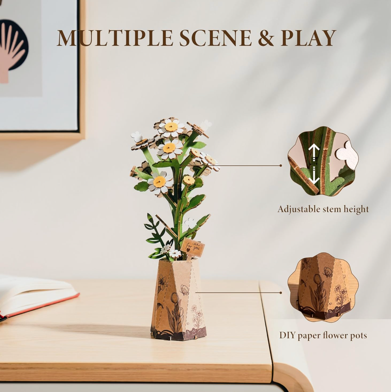 Chamomile Wooden 101 Piece Puzzle, , large image number 2