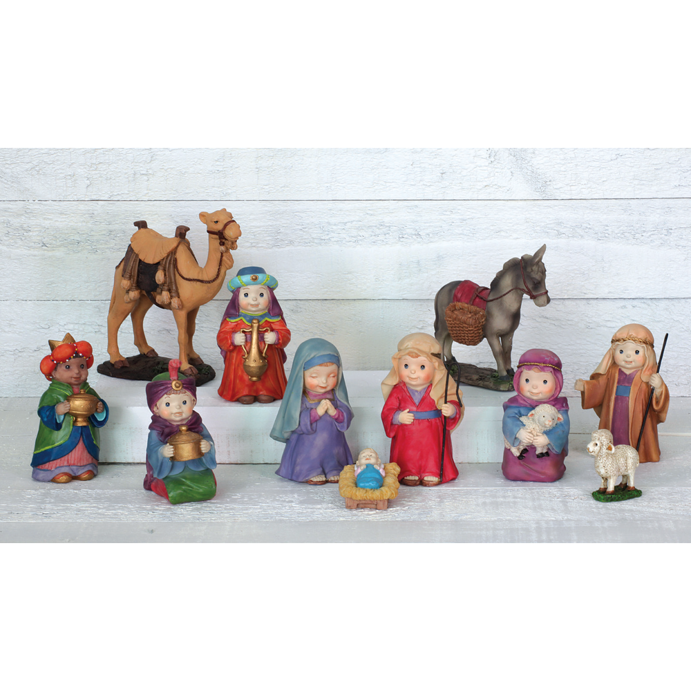 Children's Colorful Resin Nativity, , large image number 2