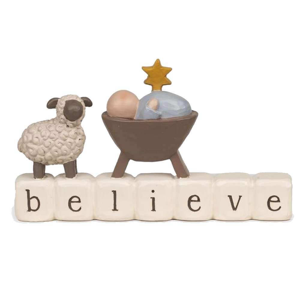 Baby Jesus and Lamb Nativity