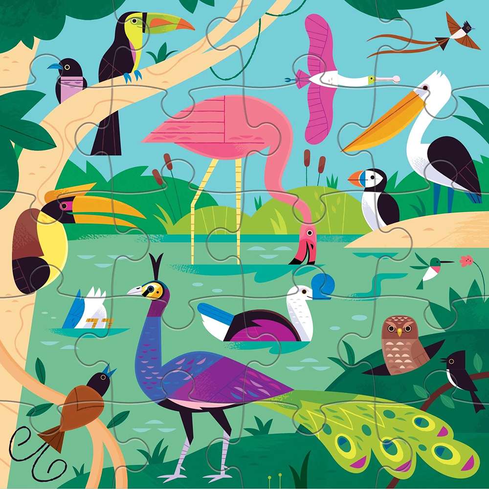 Bugs & Birds Magnetic Puzzles, , large