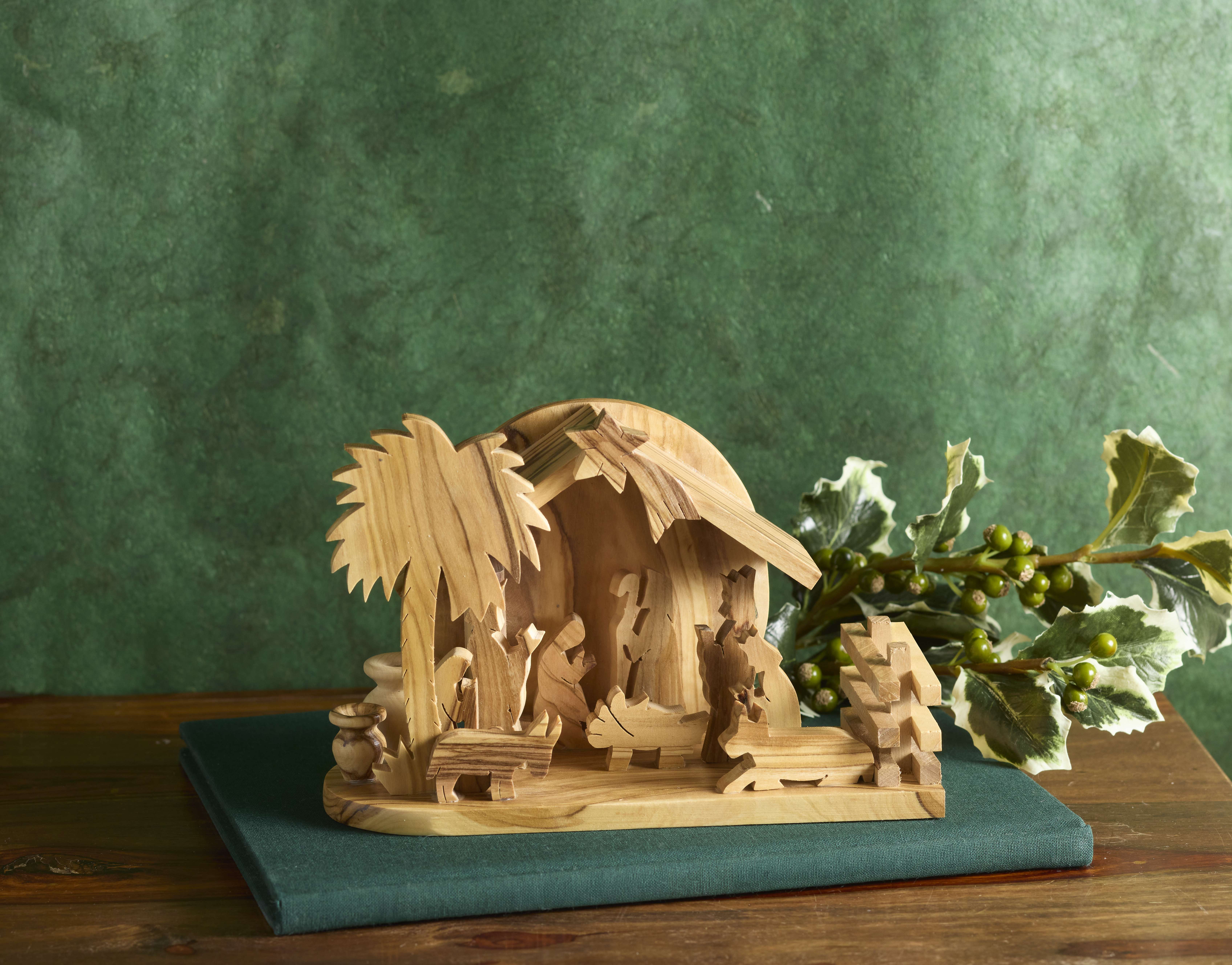 Grotto Olivewood Nativity, , large image number 3