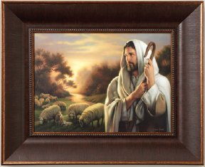 The Lord Is My Shepherd (22x16 Framed Art)