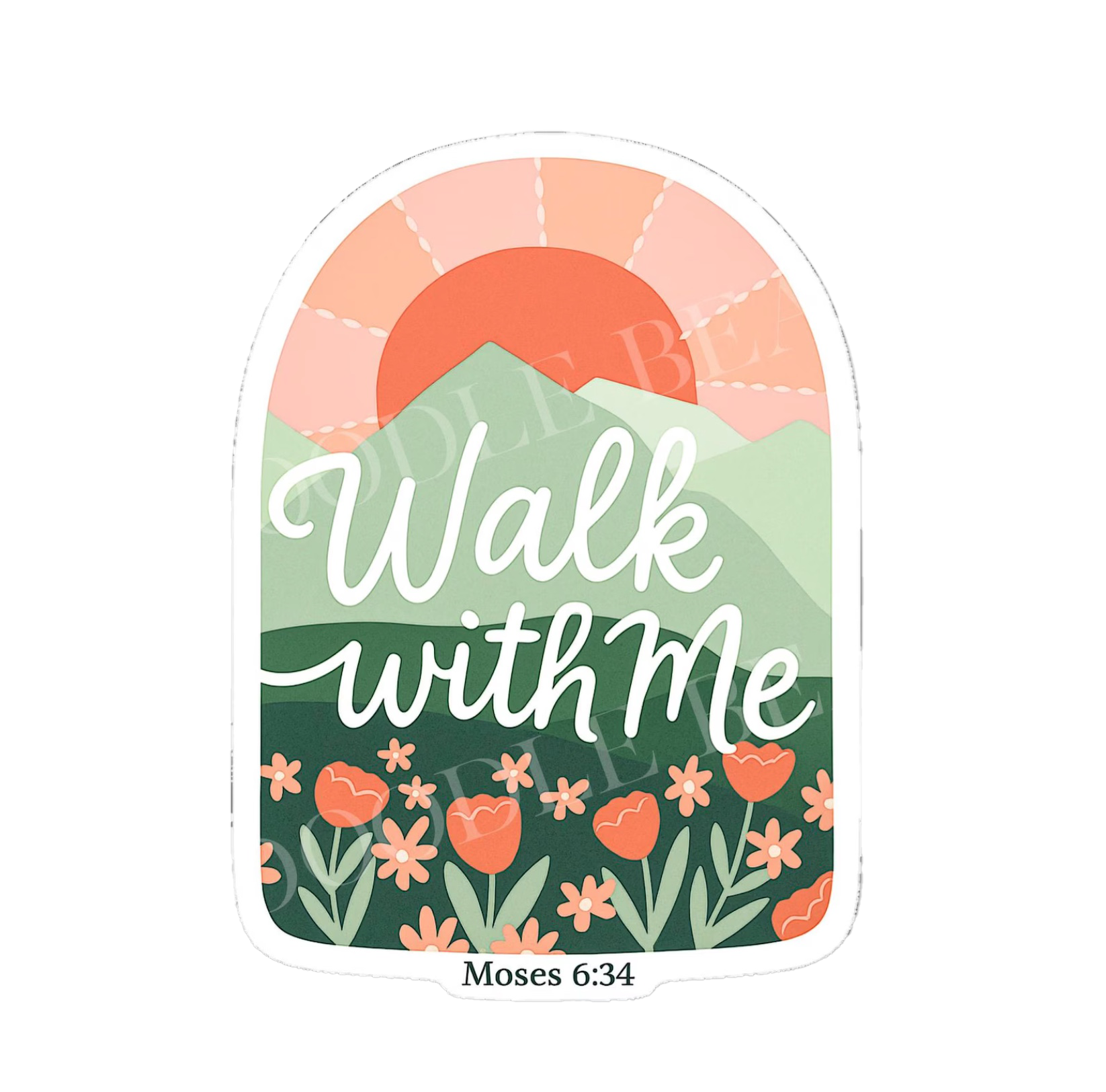 2026 Youth Theme Walk with Me Sun Sticker