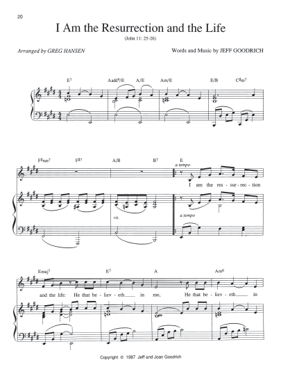 I Am The Resurrection and The Life