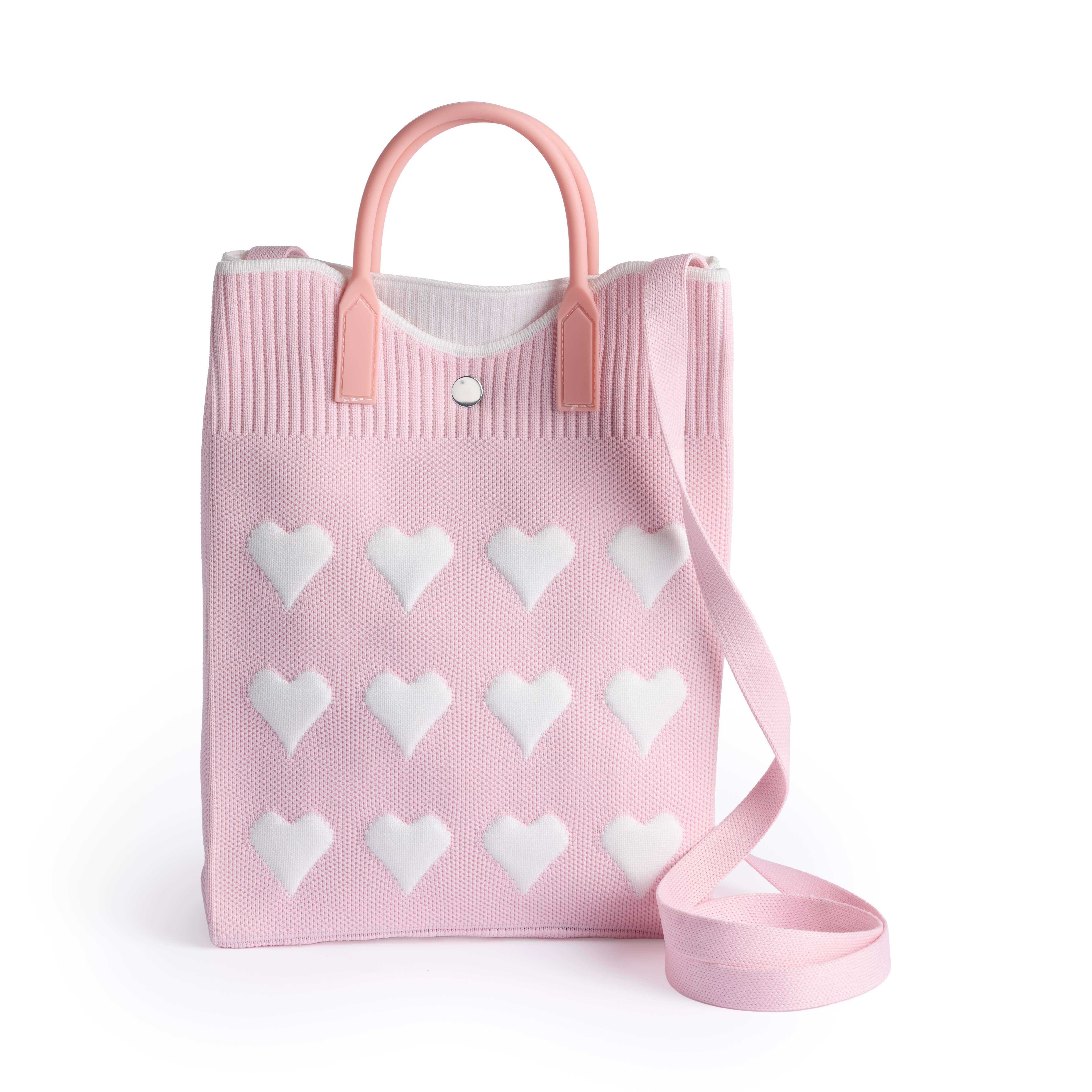 Knitted Heart Scripture Tote, , large image number 9