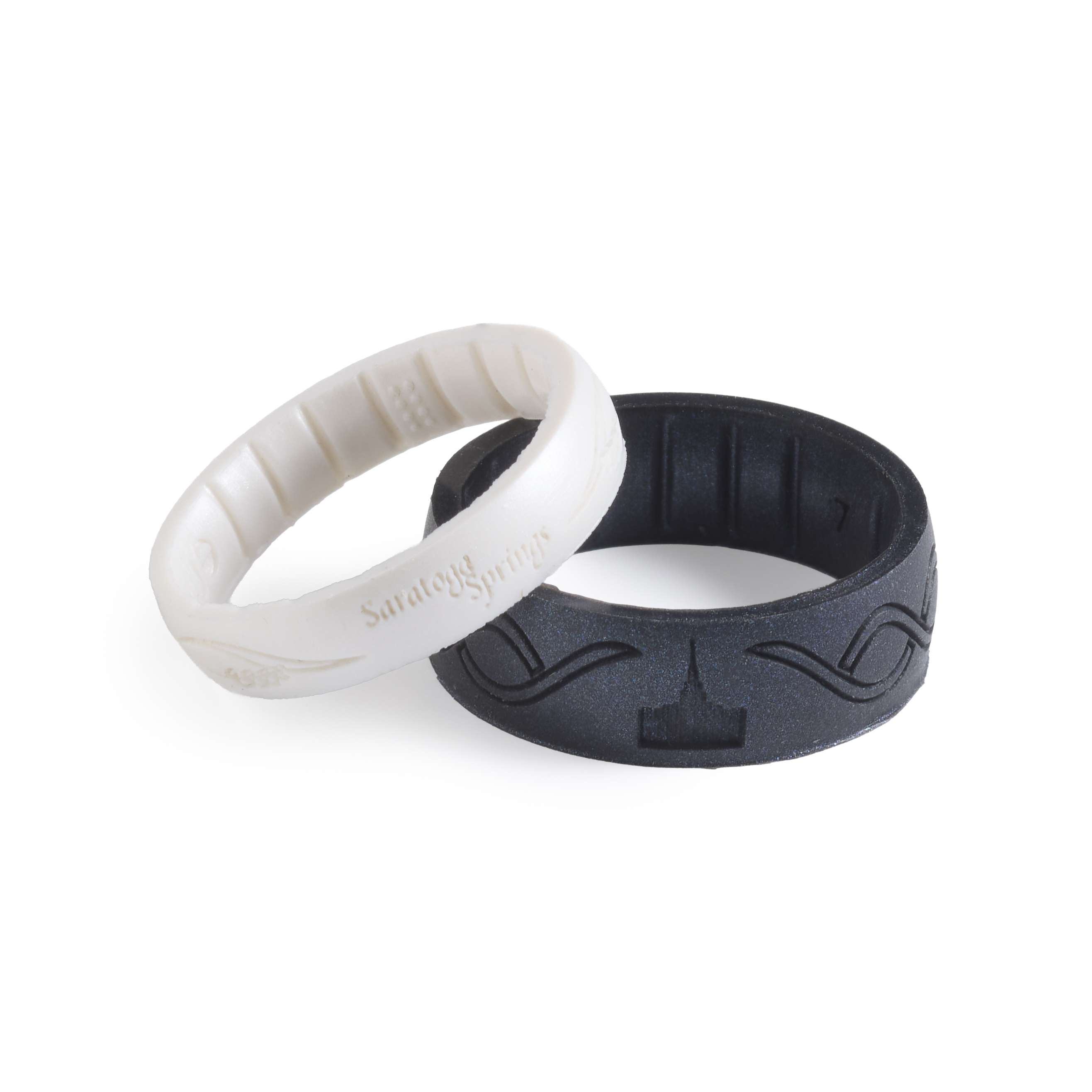 Saratoga Springs Temple Thin Silicone Ring, , large image number 2