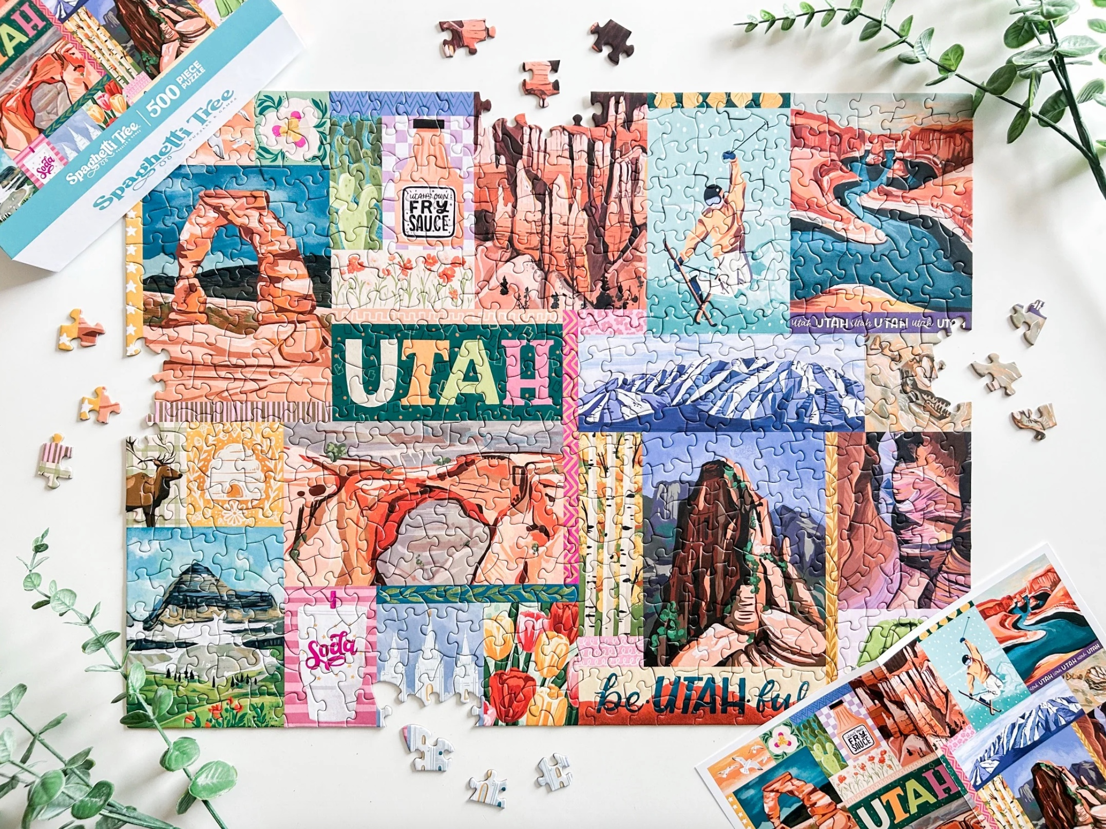 Iconic Utah 500 Piece Puzzle, , large image number 2
