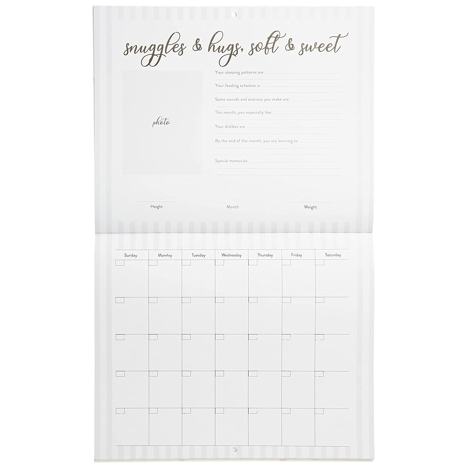 Welcome Baby First Year Calendar, , large image number 1