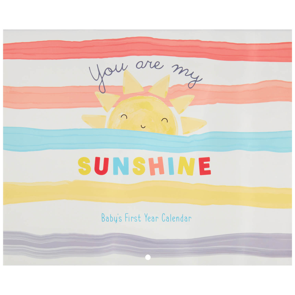 You Are My Sunshine First Year Calendar,  You Are My Sunshine First Year Calendar