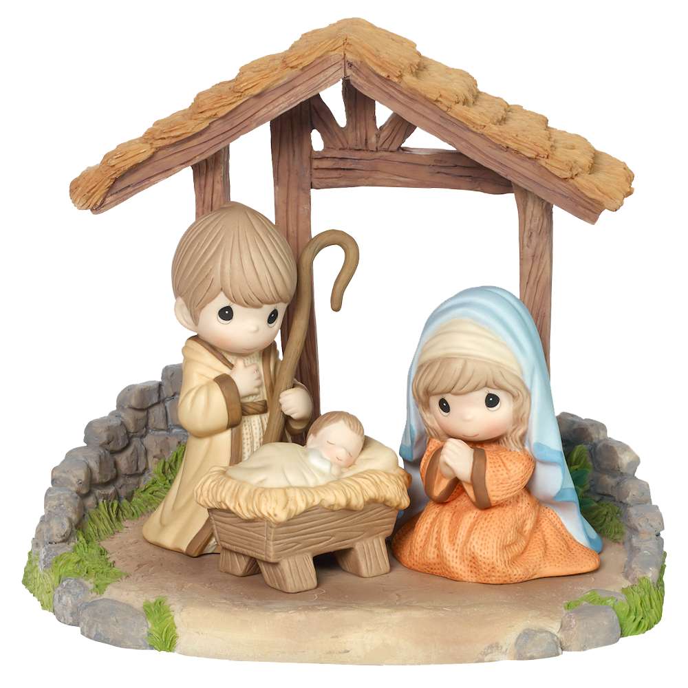 Precious Moments Holy Family Nativity, , large image number 0