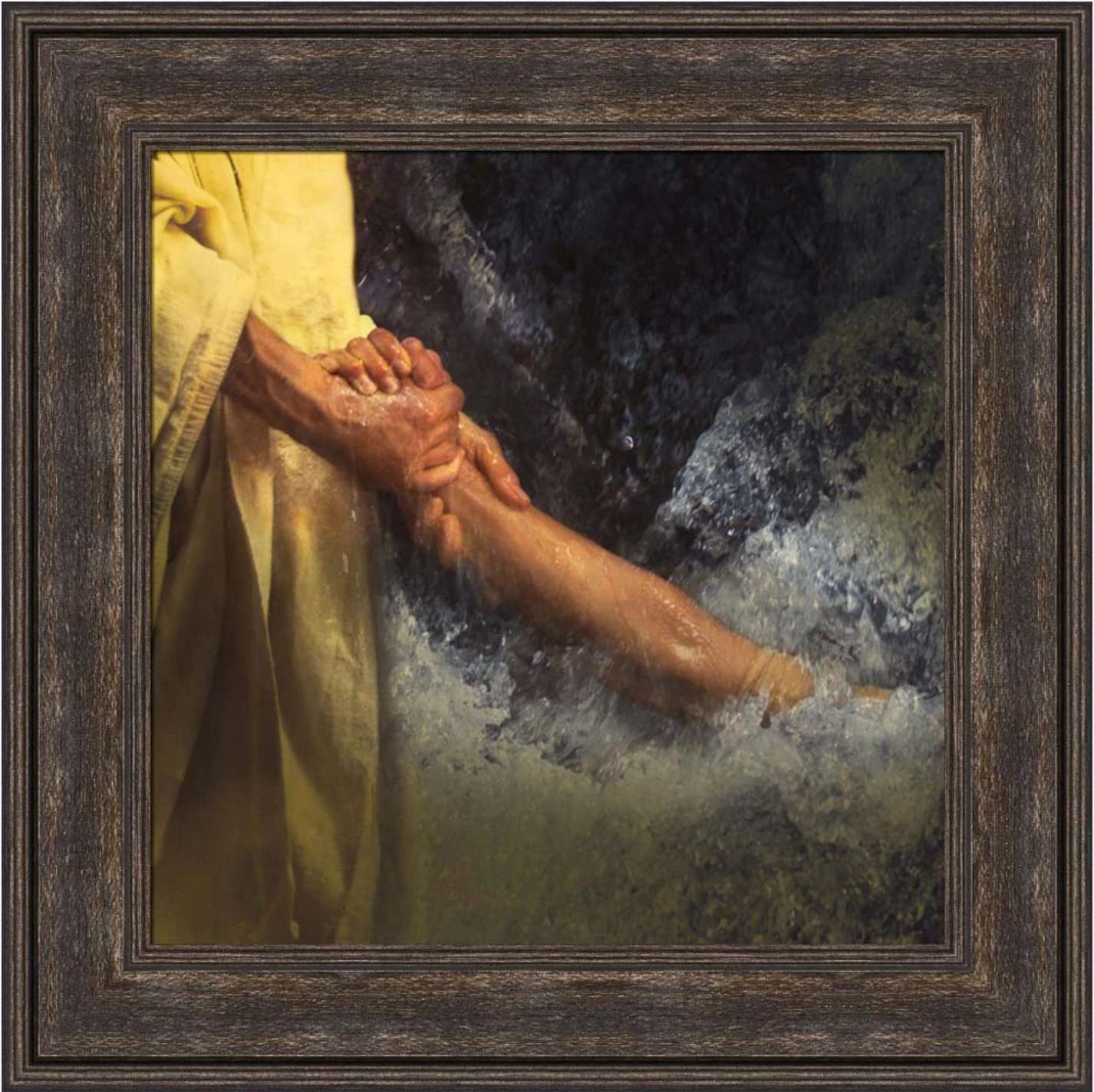 Lord Save Me (17x17 Framed Art)