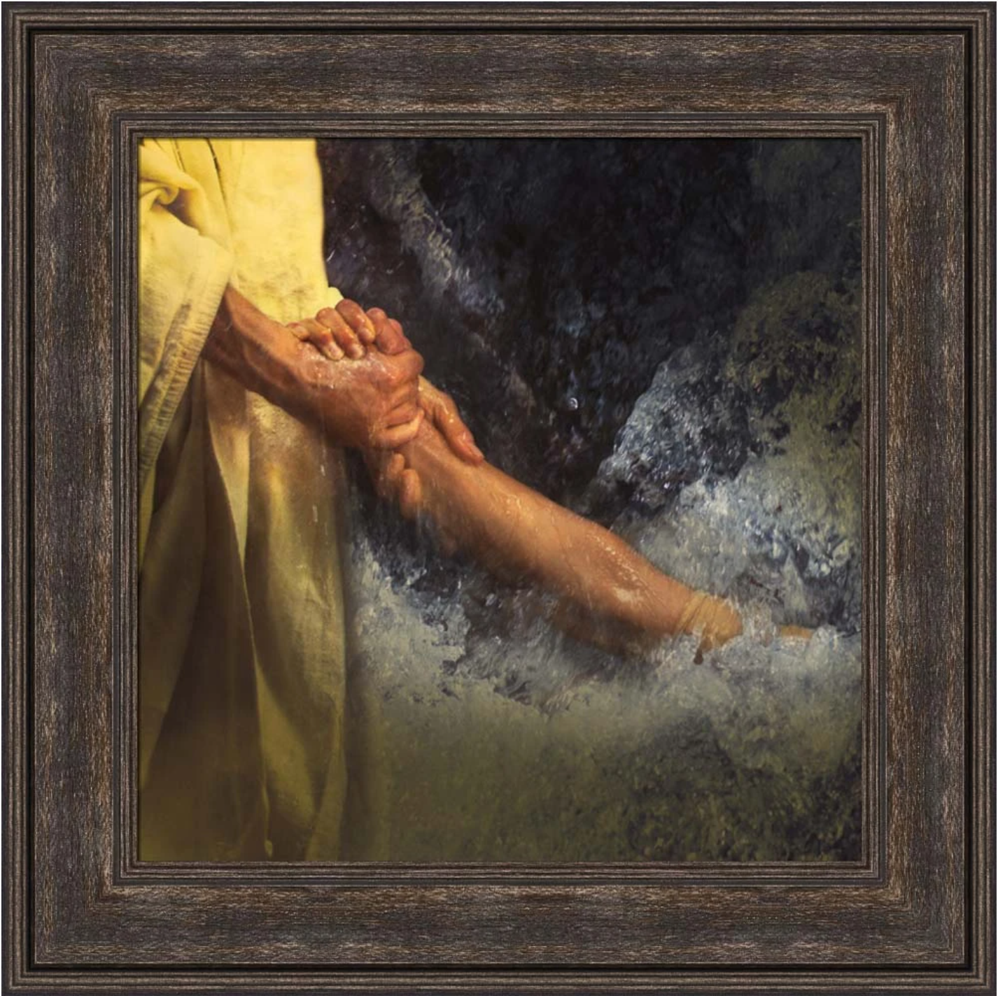 Lord Save Me (17x17 Framed Art)