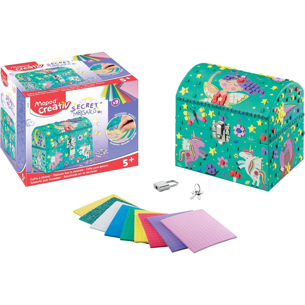 Creativ Photo Mosaics Treasure Chest 11 Piece Kit, , large