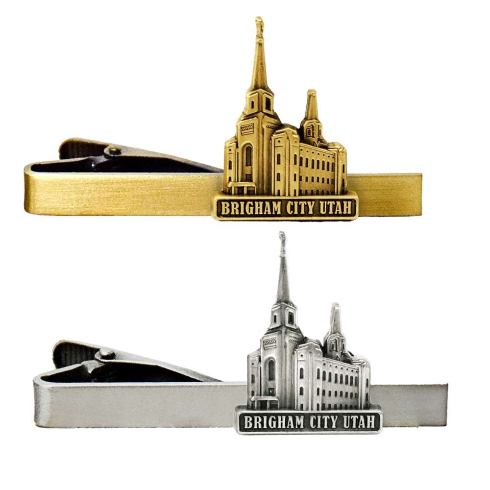 Brigham City Temple Tie Bar, , large image number 2